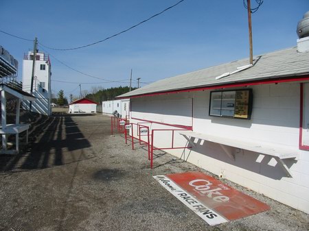 Tri-City Motor Speedway - Concession Photo From Water Winter Wonderland